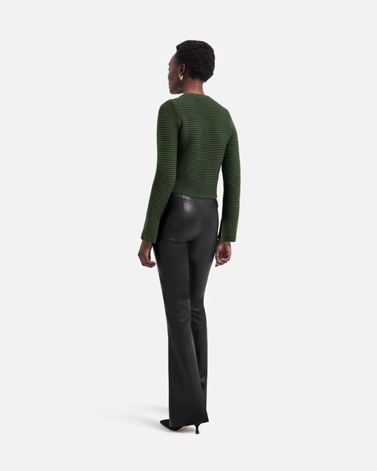 Karlotta Olive Crochet Jacket