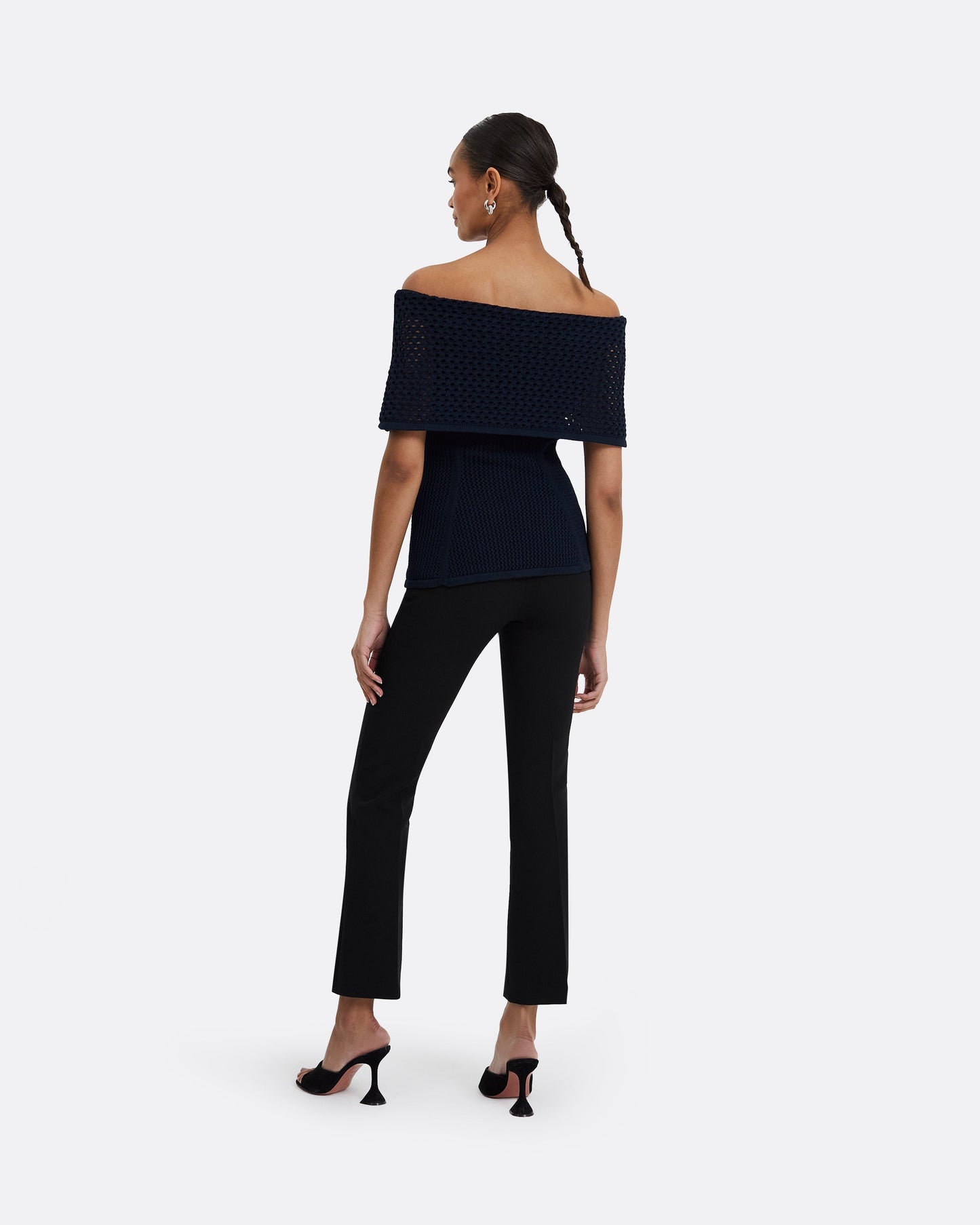 Kora Navy Knit Top
