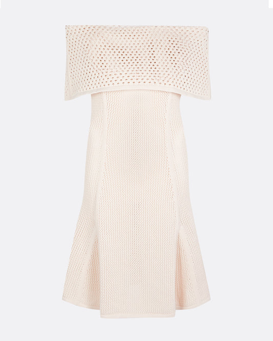 Kole Nouvelle Peach Knit Short Dress