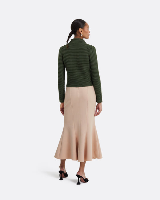 Artemis Olive Crochet Jacket