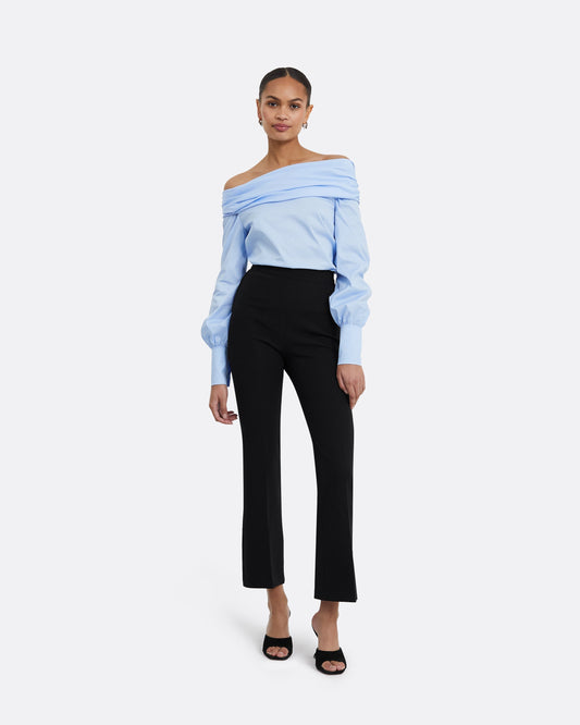 Tilly Blue Cotton Top