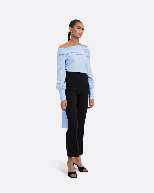 Tilly Blue Cotton Top