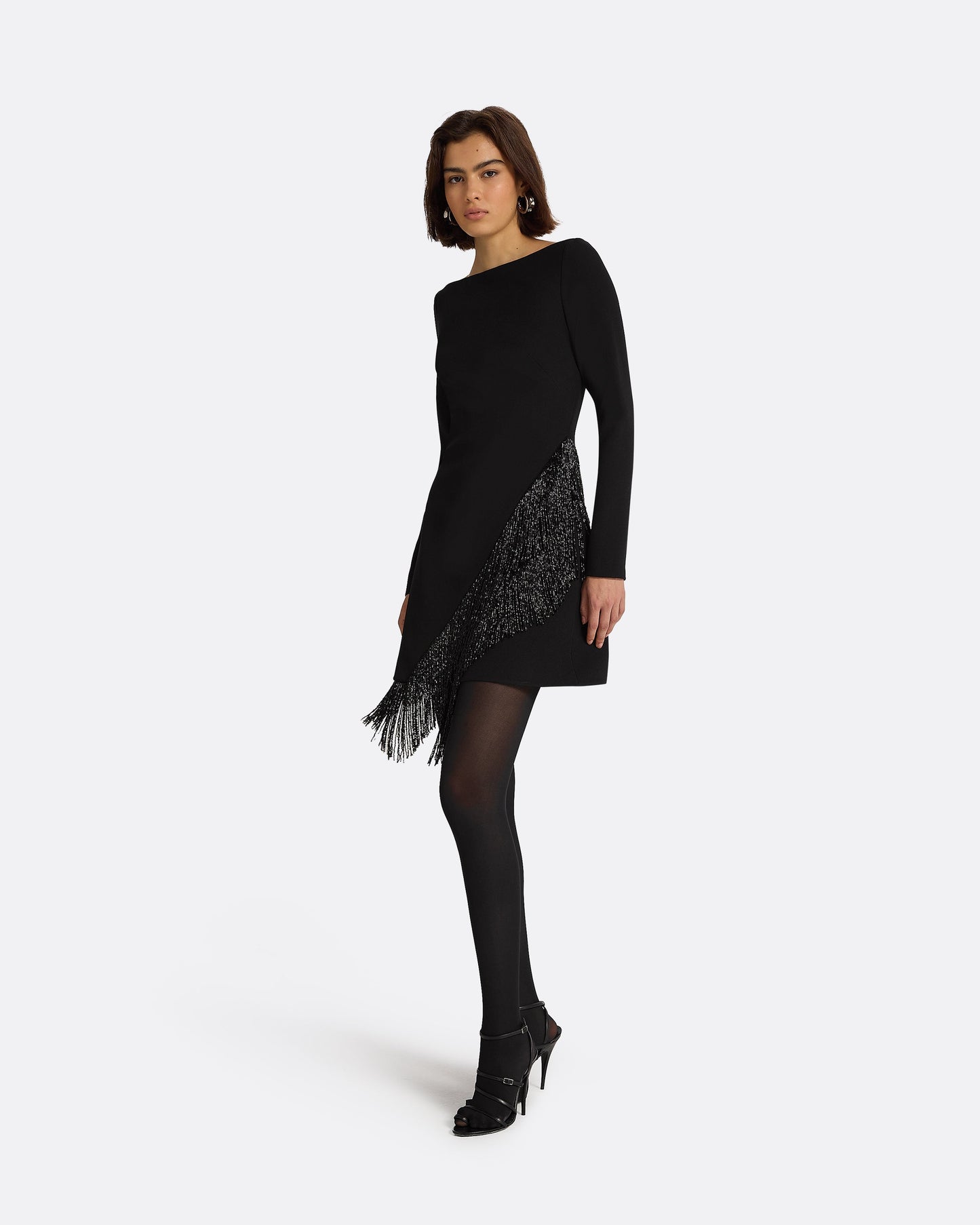 Corrina Black Short Dress
