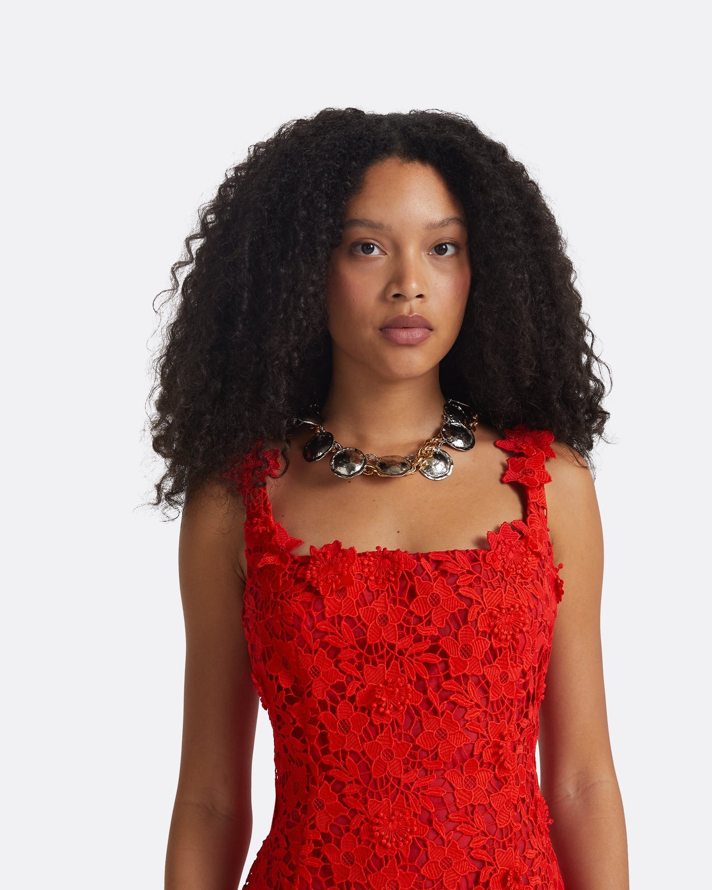 Marrie Lacquer Red Short Dresses