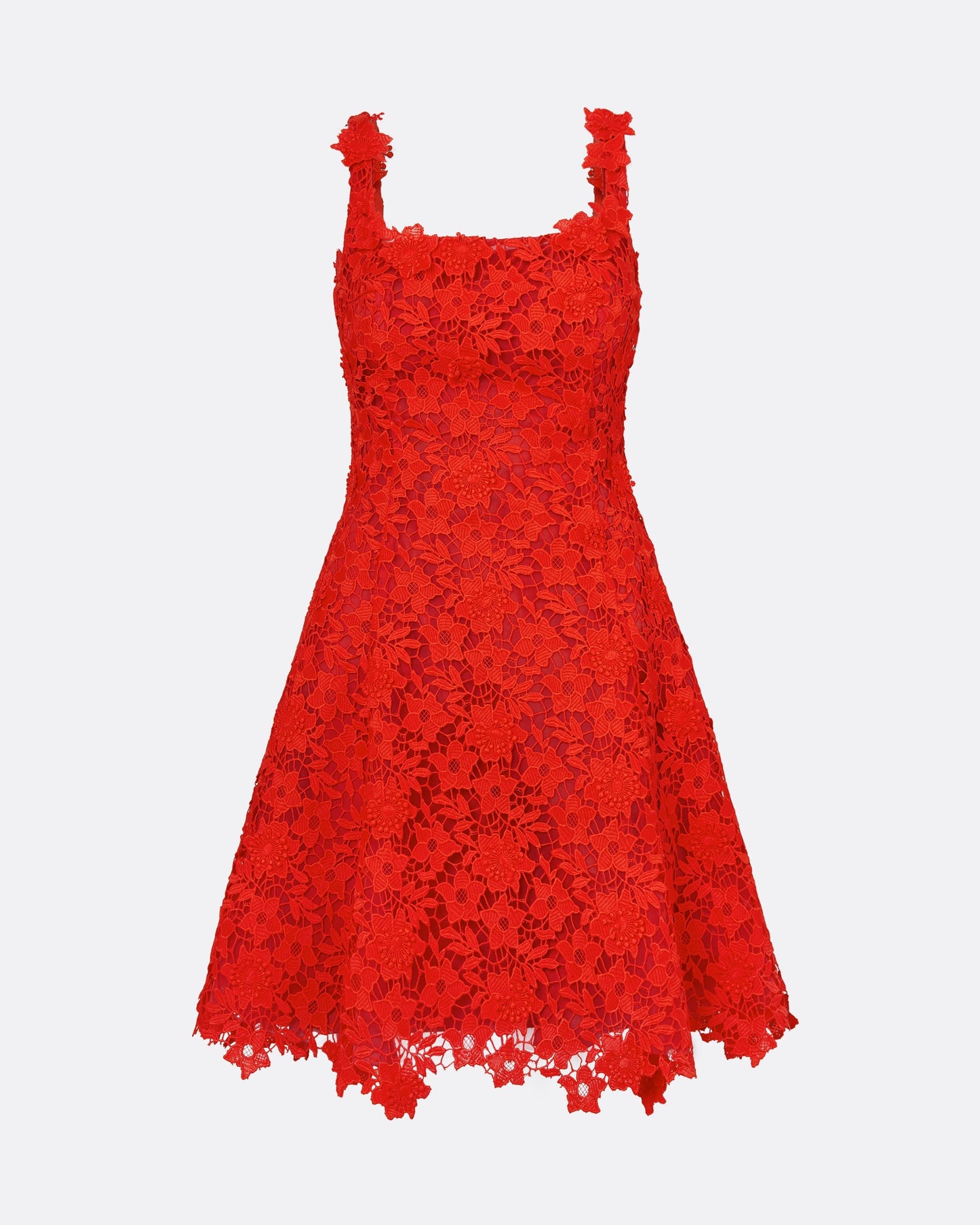 Marrie Lacquer Red Short Dresses