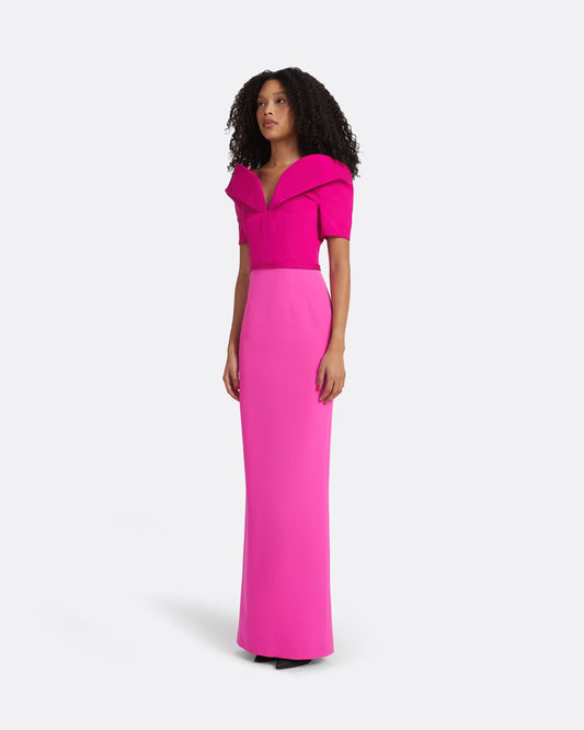 Caran Beverley Long Dress