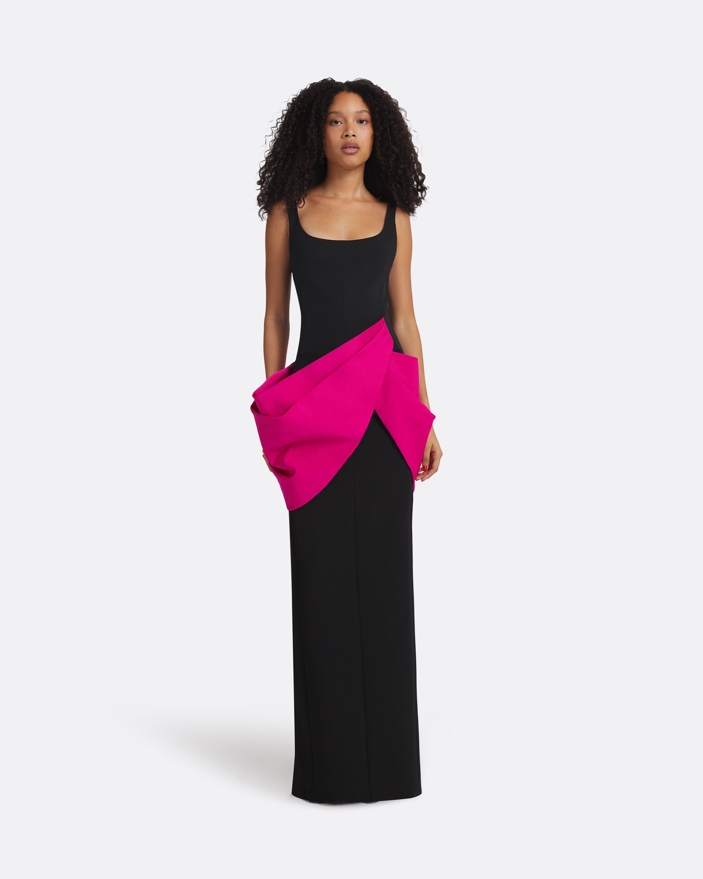 Salena Black & Beverley Long Dress