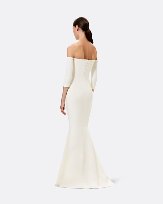 Celiana Embroidered Long Dress