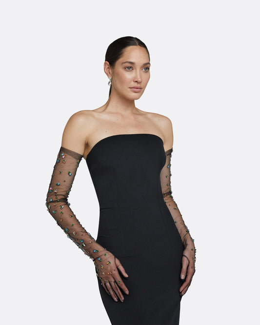 Soshin Black Long Dress
