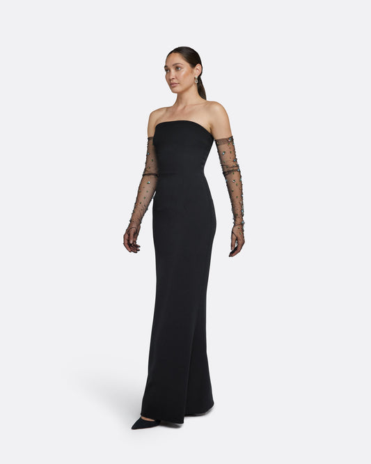 Soshin Black Long Dress