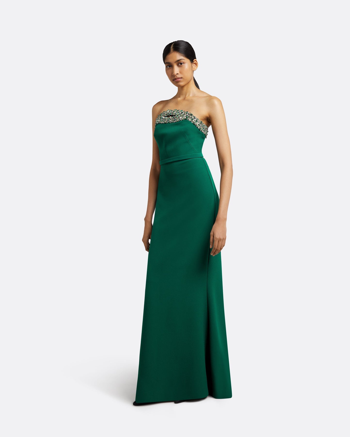 Donatella Botanic Long Dress Maison Safiyaa USA Donatella Botanic Long Dress Maison Safiyaa USA