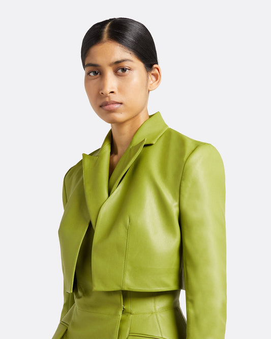 Ennis Woodbine Vegan Leather Coat