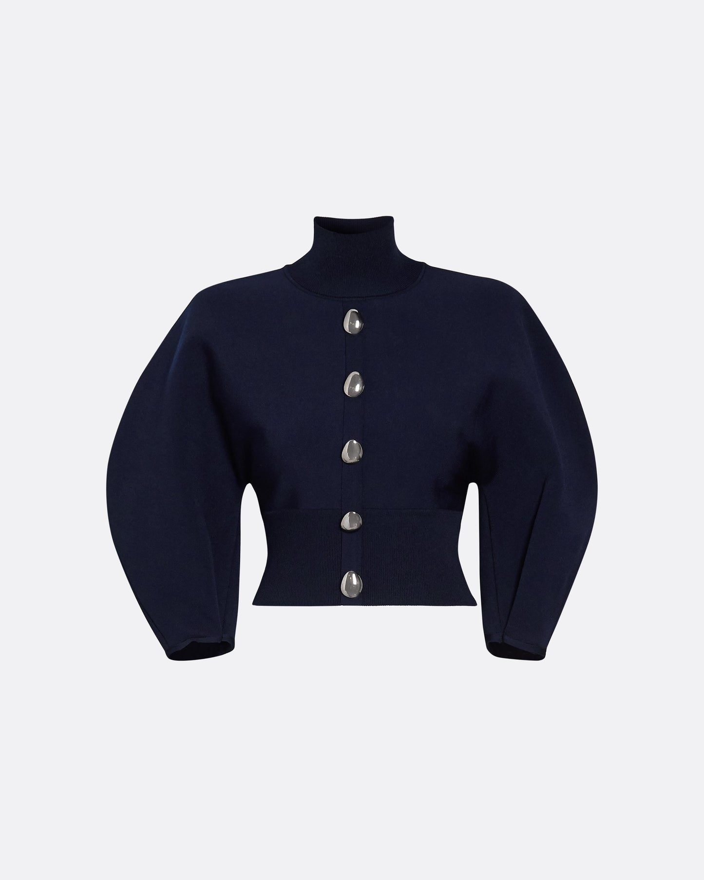 Lena Navy Knit Top