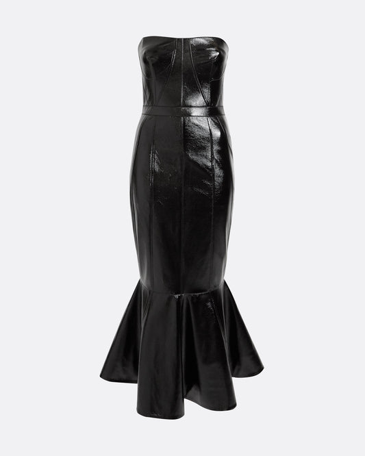 Hensley Black Midi Dress