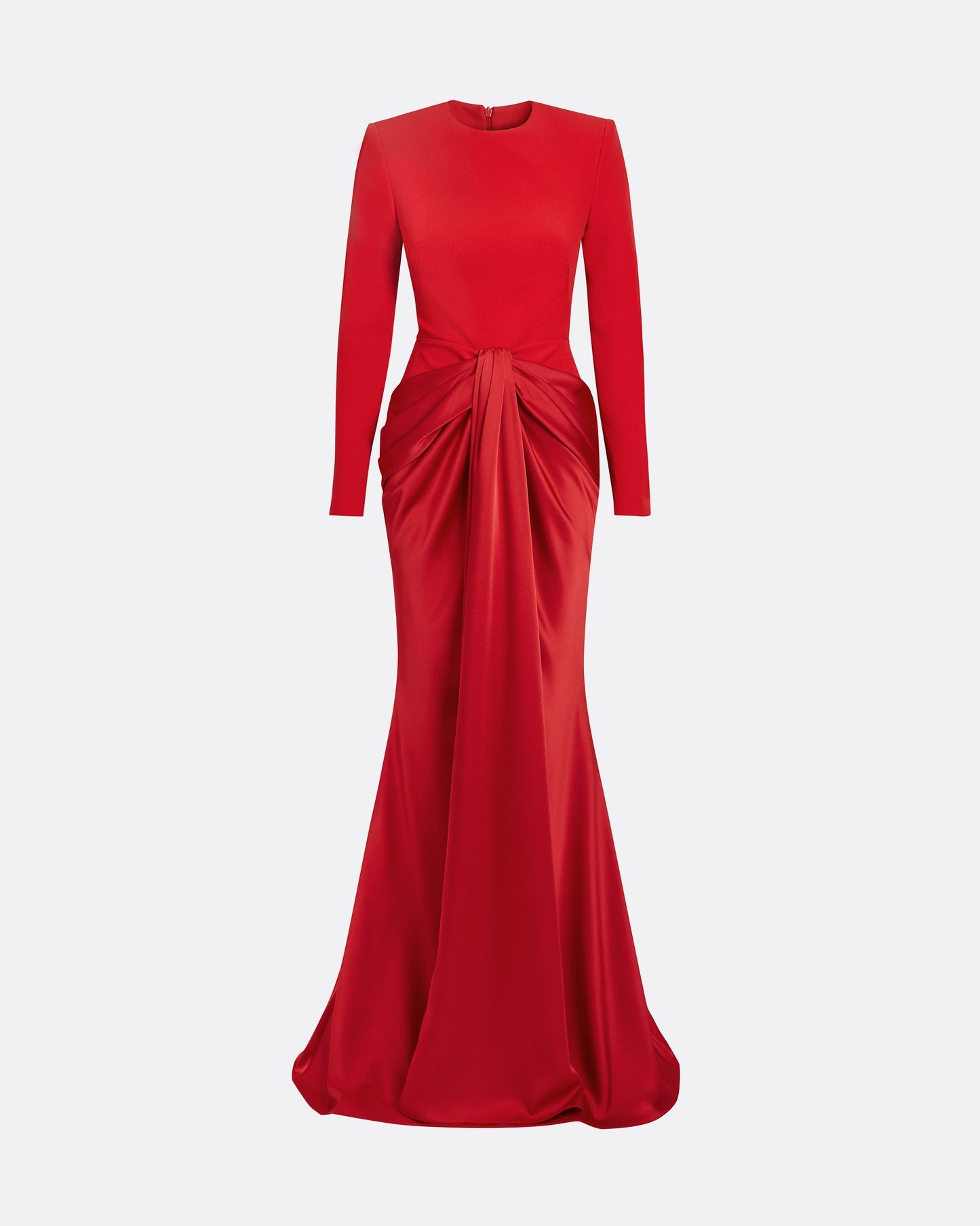 Naira Cherry Red Long Dress