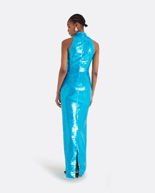 Viba Aquamarine Long Dress