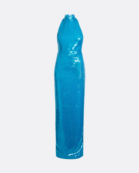 Viba Aquamarine Long Dress