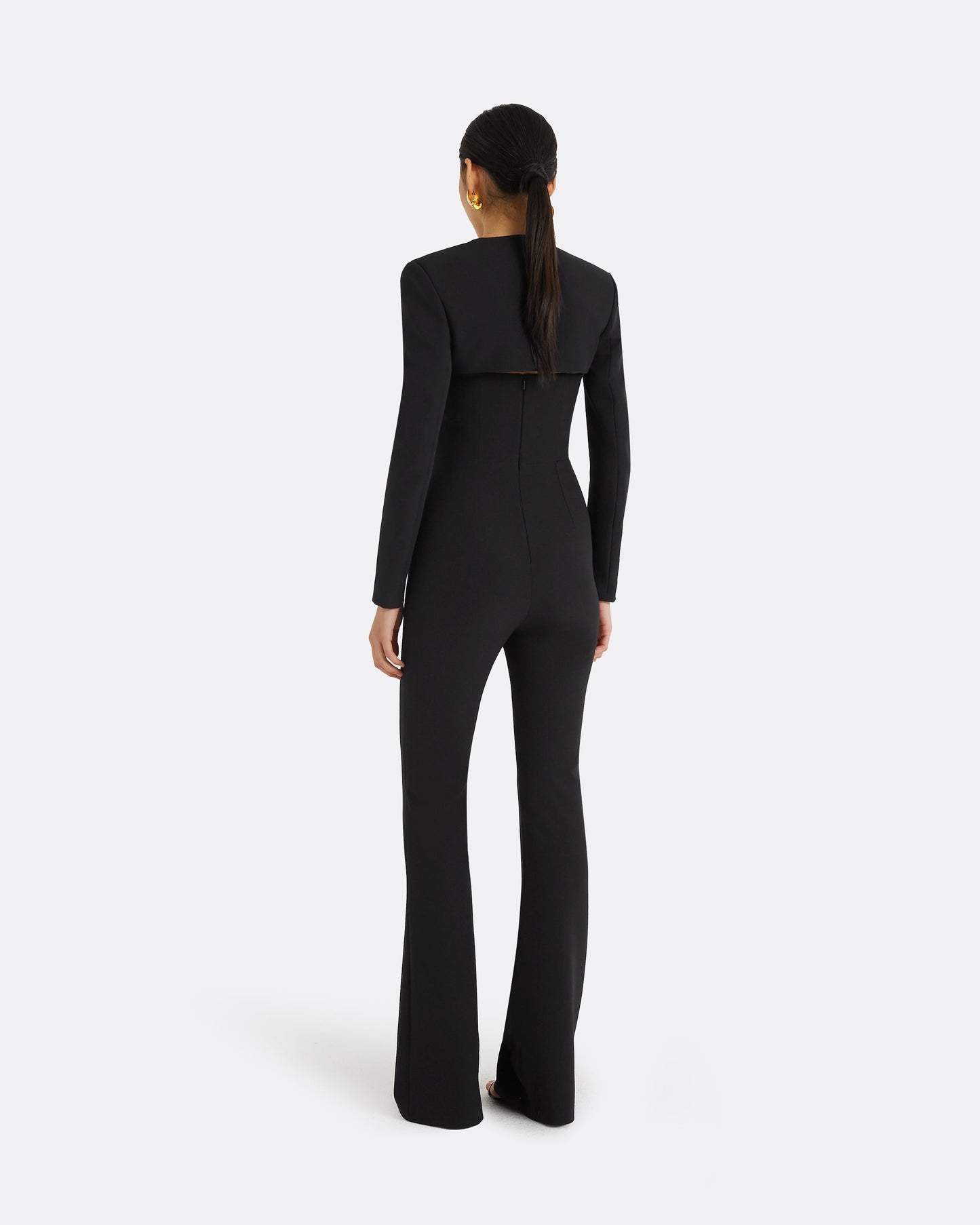 Trix Black Harness With Immie Jumpsuit