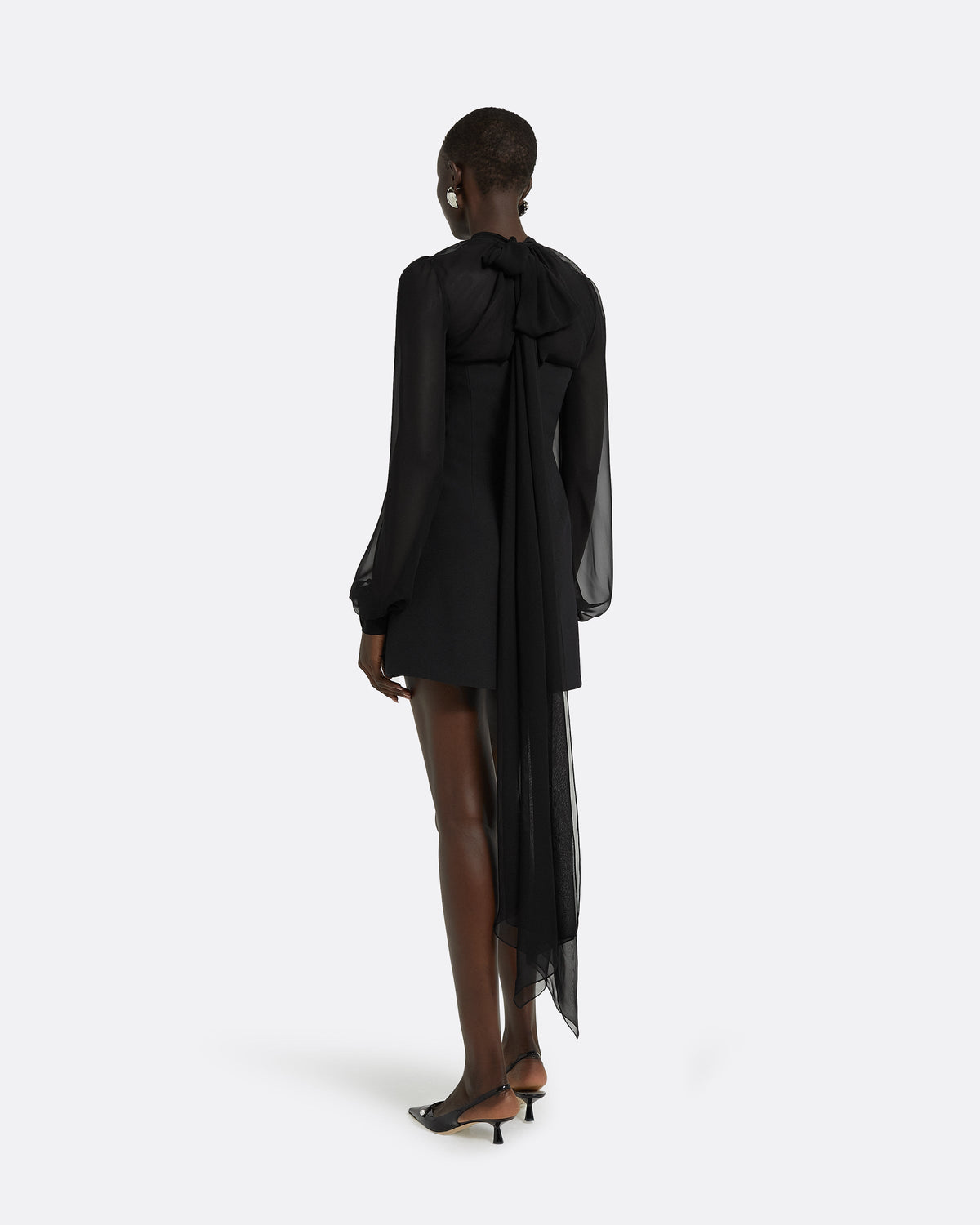 Duru Black Short Dress
