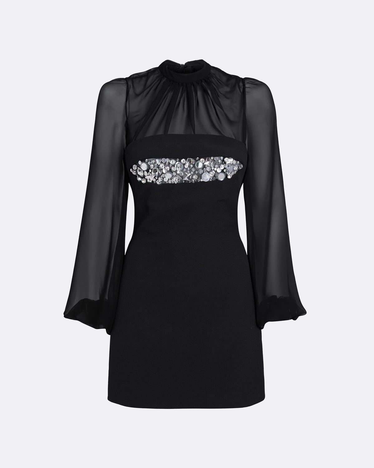 Duru Black Short Dress
