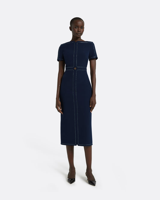 Janan Maritime Midi Dress