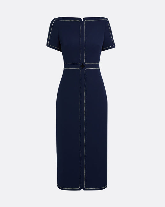 Janan Maritime Midi Dress
