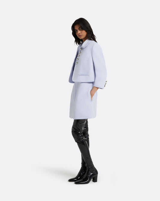 Niina Silk Blue Jacket