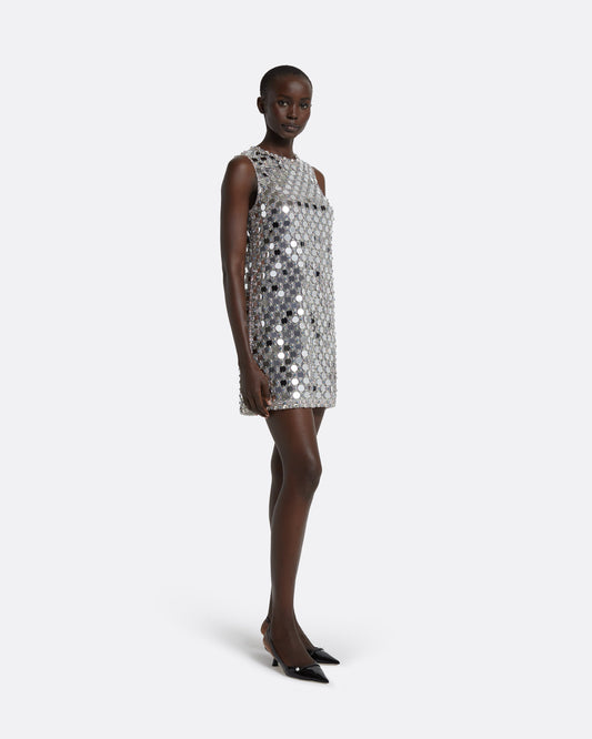 Amal Ivory & Multi-Pastel Short Dress