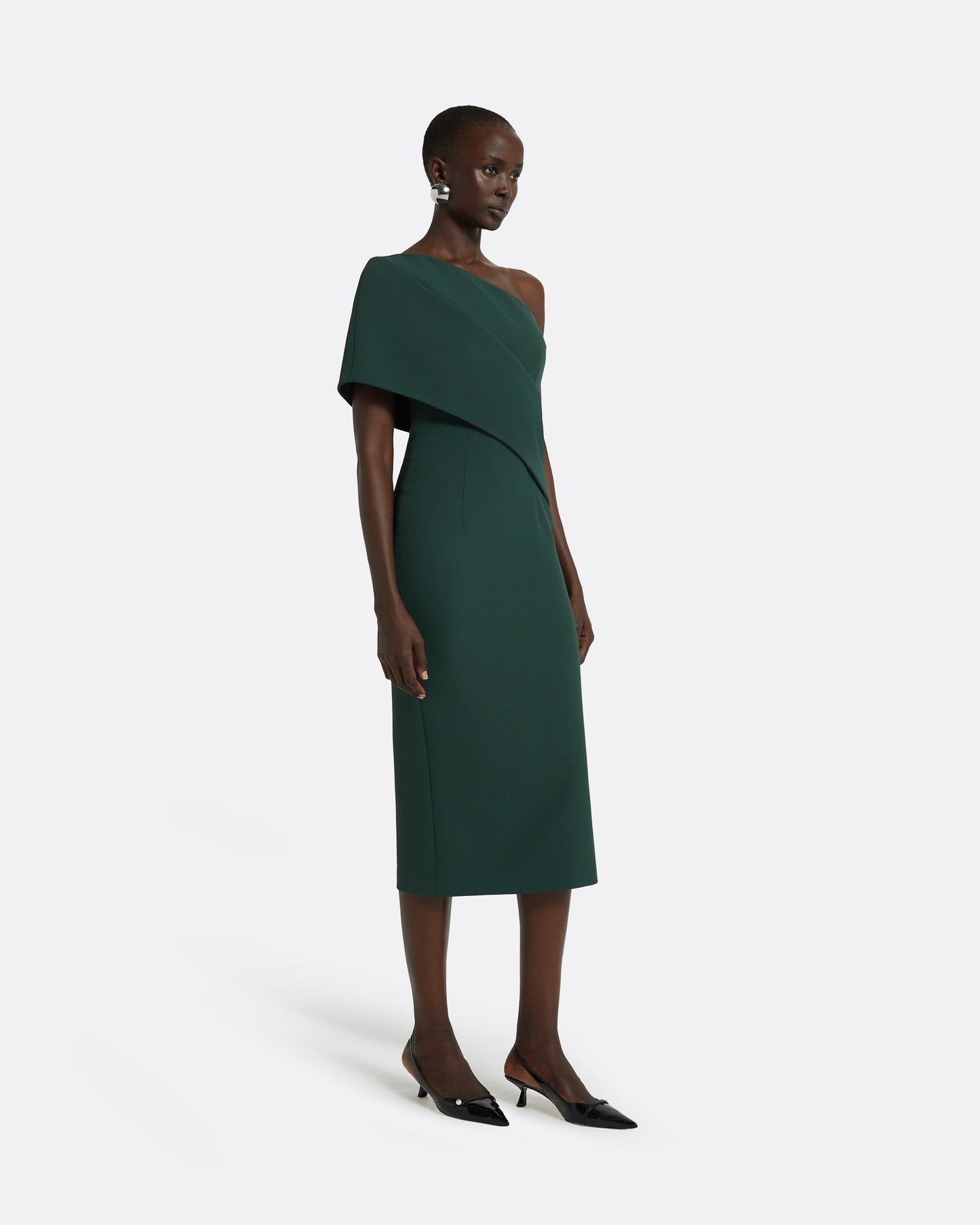 Florenca Darkest Spruce Midi Dress