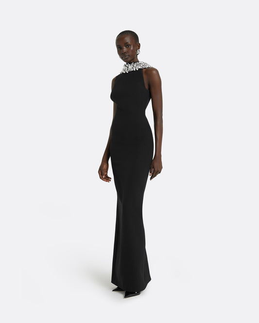 Holli Black Long Dress