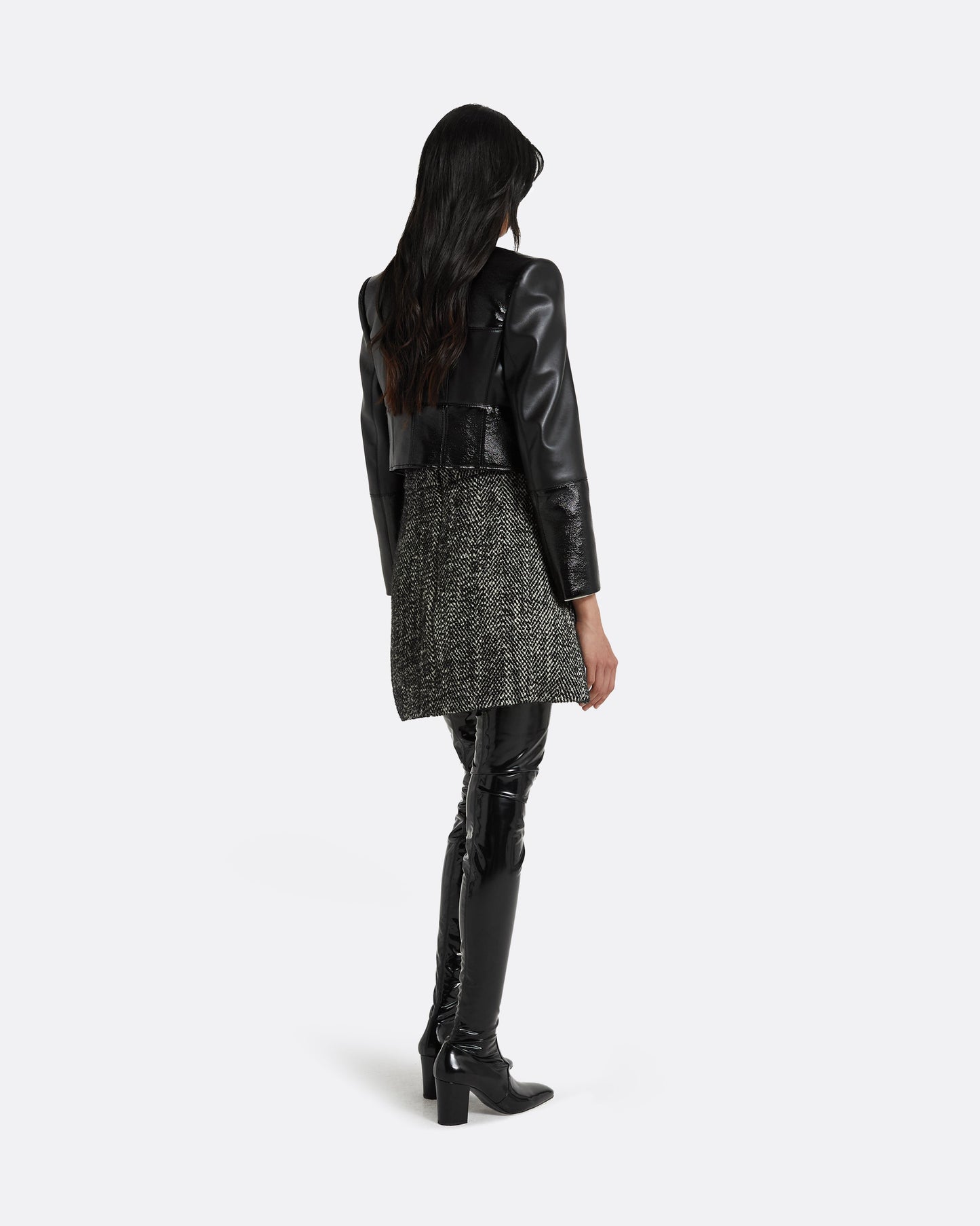 Bronagh Black Wool Skirt
