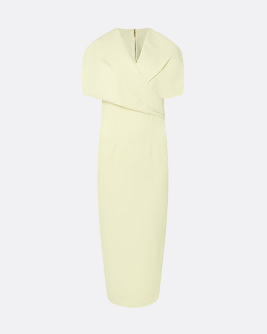 Flora Buttermilk Midi Dress