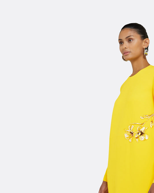 Naima Canary Long Dress