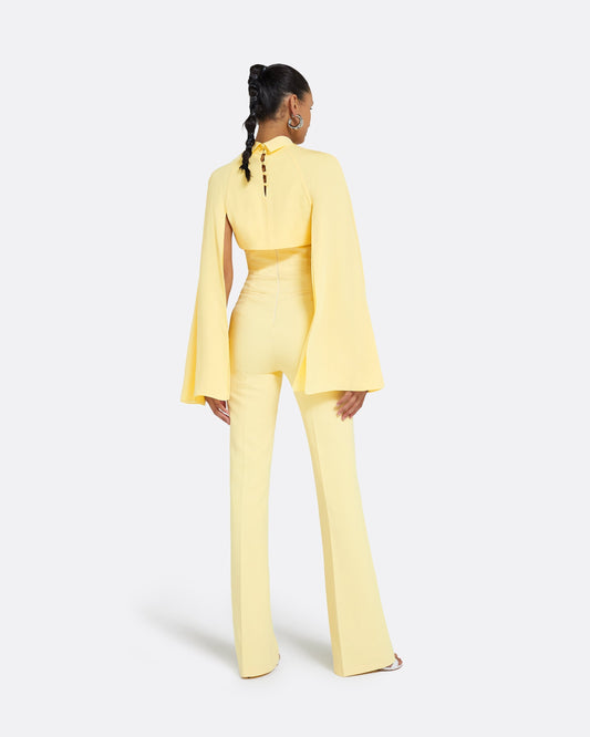 Agnes Pale Primrose Harness With Myrine Jumpsuit