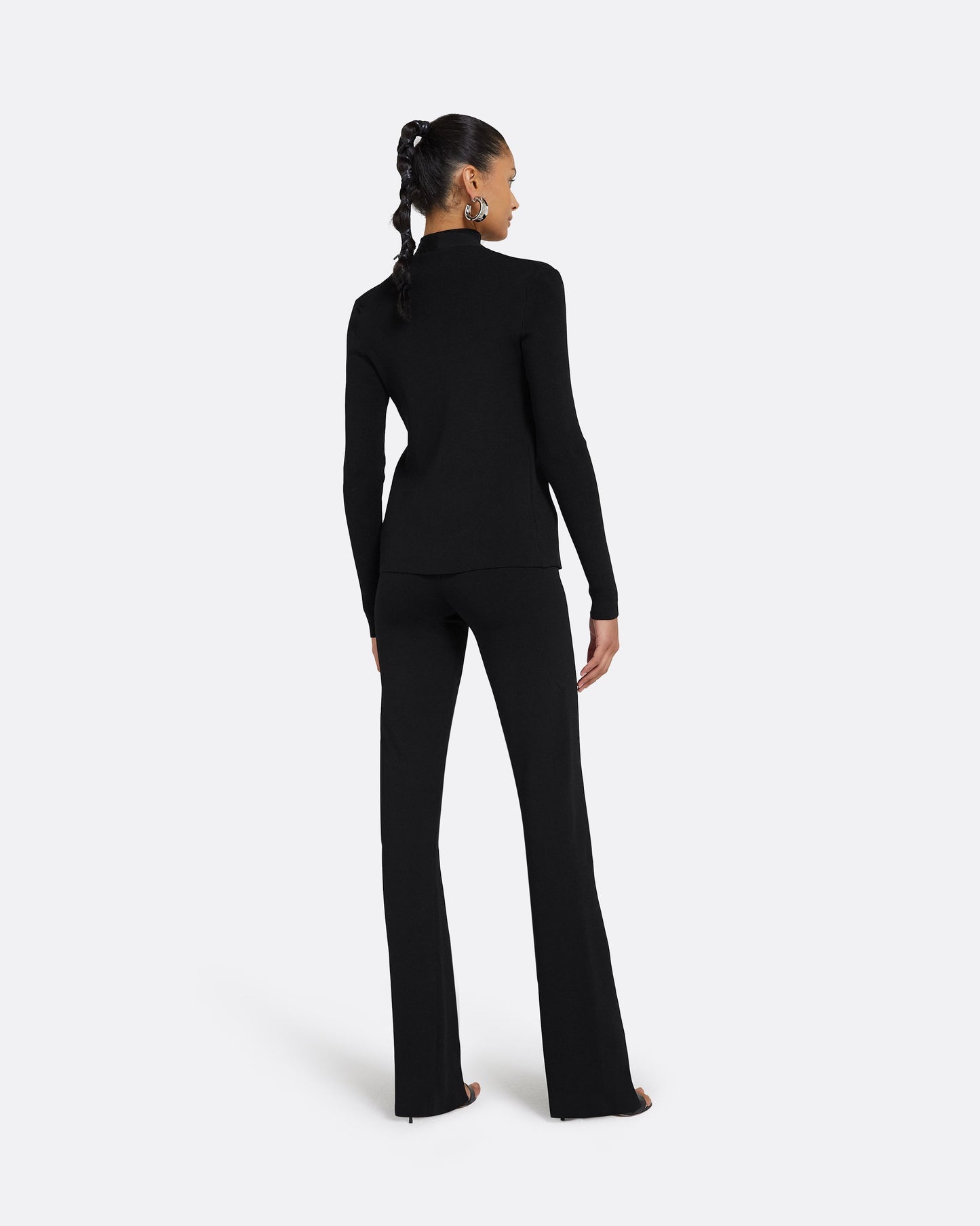Mani Black Knit Cardigan