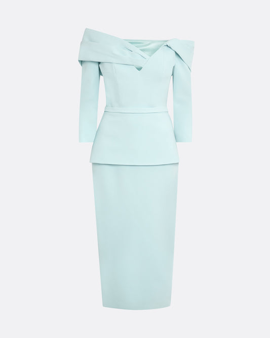 Tinsley Baby Blue Midi Dress