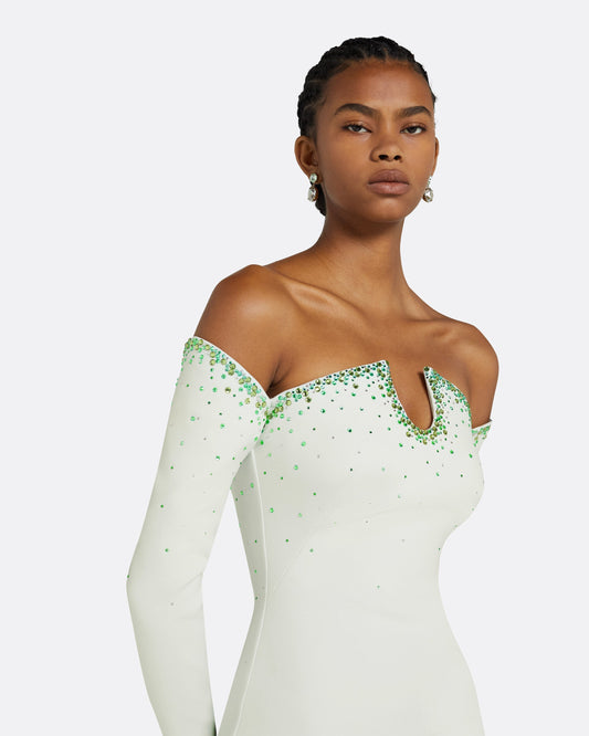 Bessy Glacier Long Dress