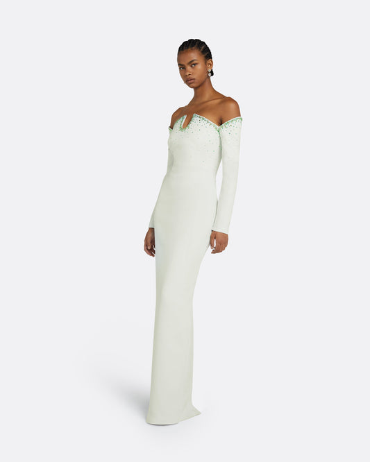 Bessy Glacier Long Dress