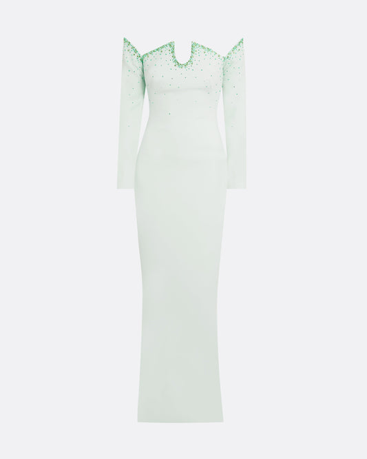 Bessy Glacier Long Dress