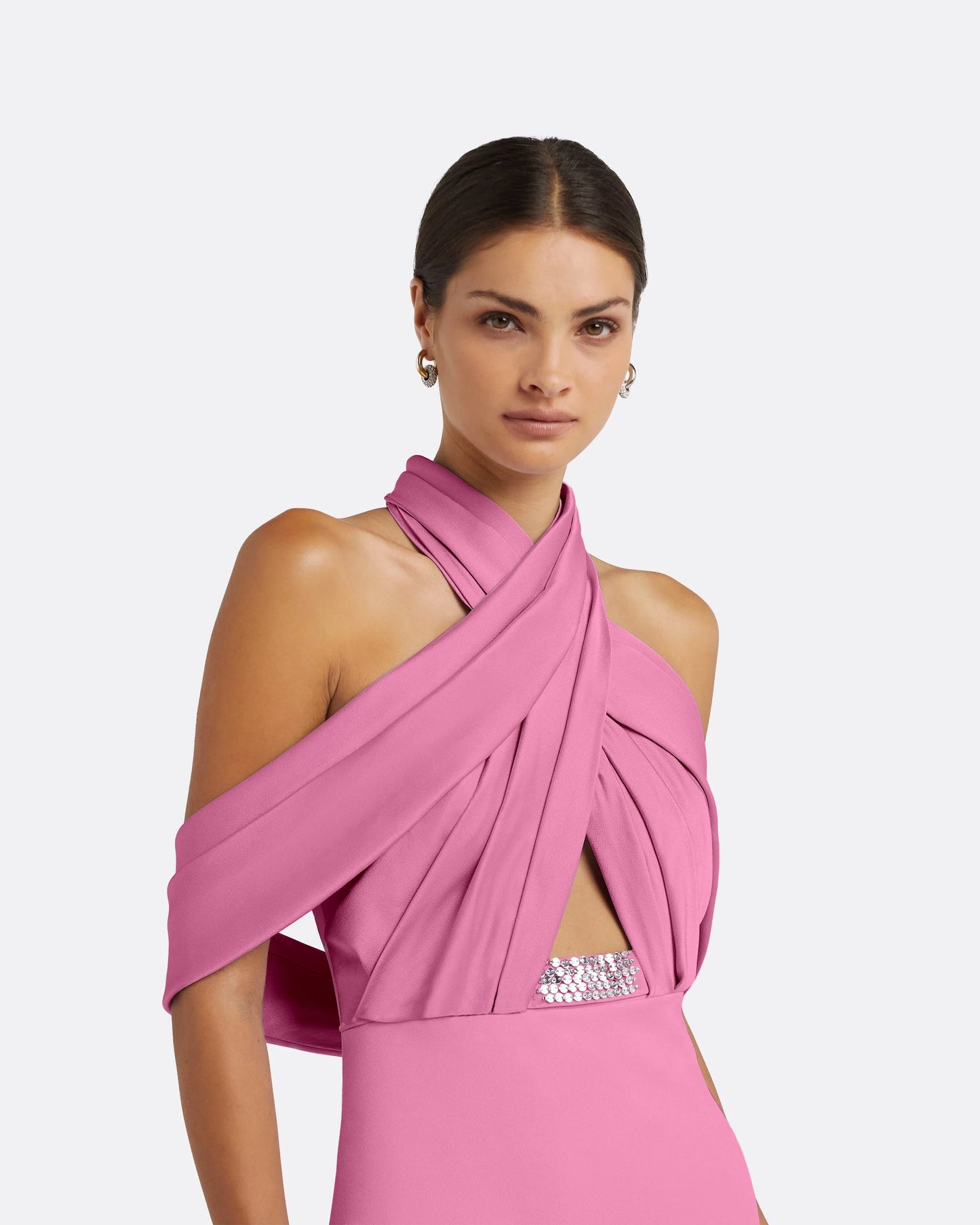 Louella Aurora Embroidered Long Dress