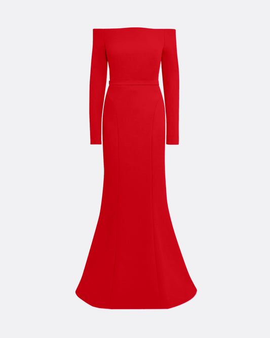 Rory Cherry Red Long Dress