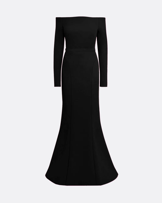 Rory Long Dress in Black