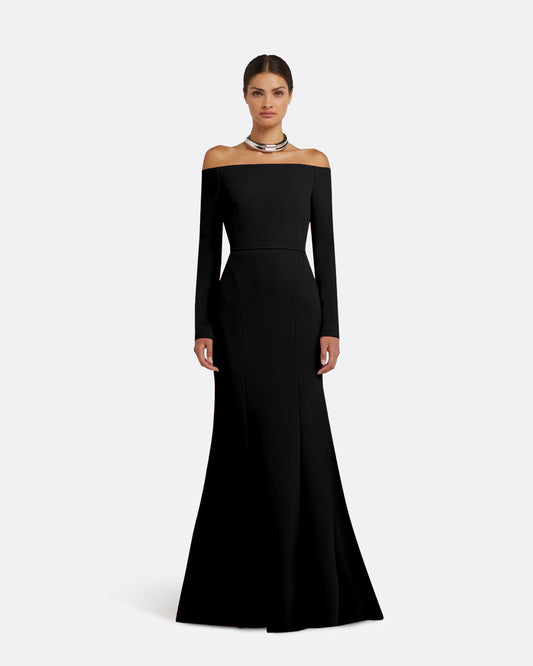 Rory Long Dress in Black