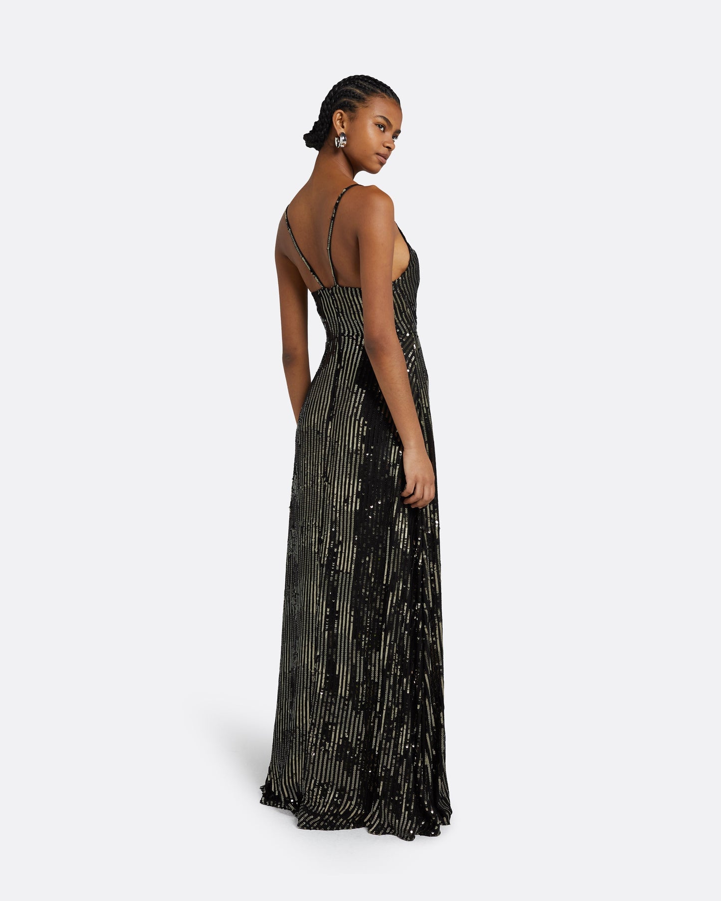 Sofia Black Long Dress