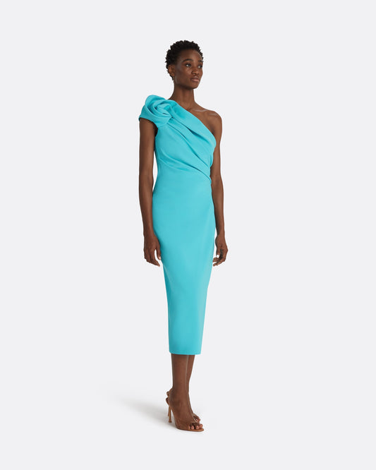 Granalle Aquamarine Midi Dress