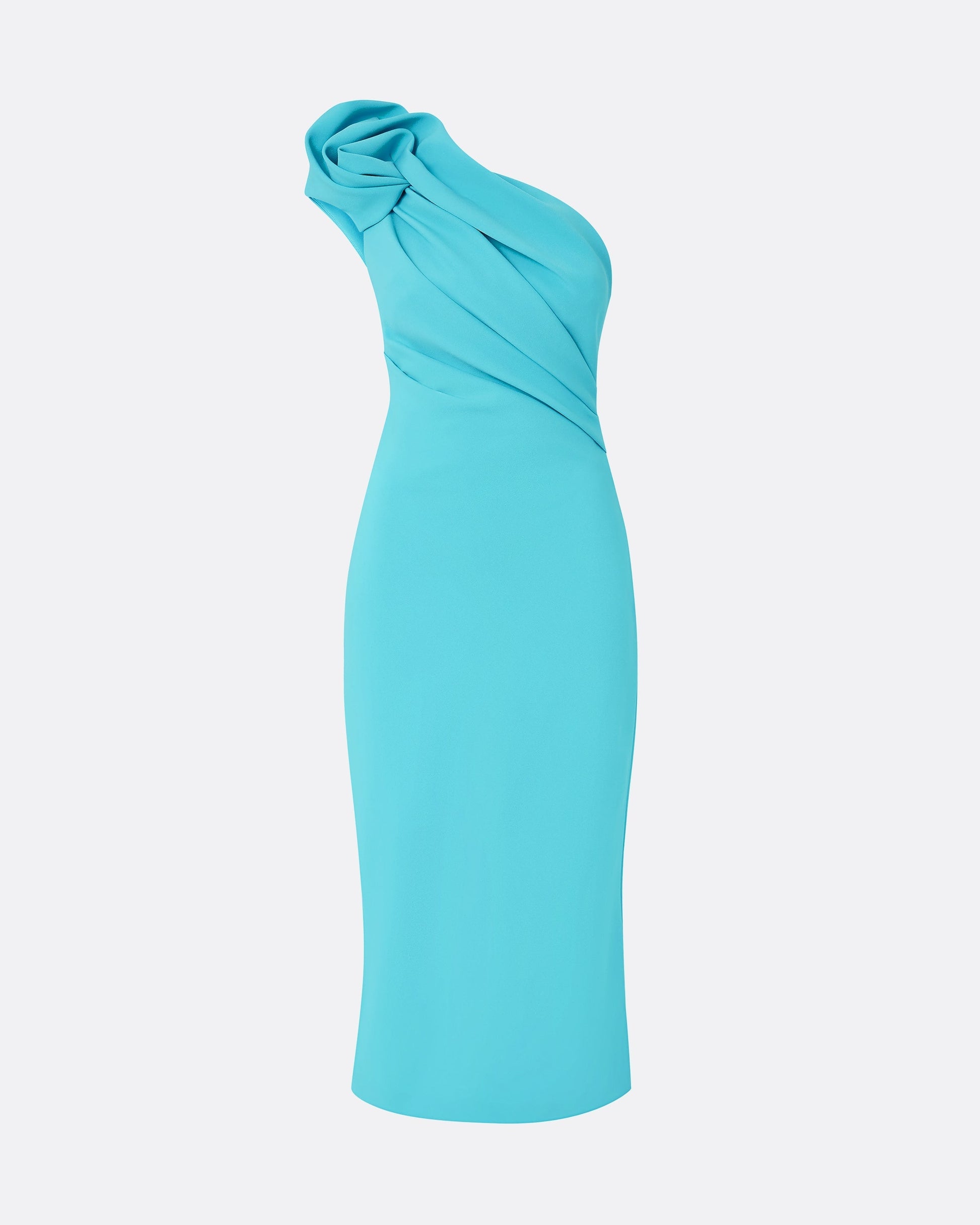 Granalle Aquamarine Midi Dress – Maison Safiyaa USA Granalle Aquamarine Midi Dress – Maison Safiyaa USA