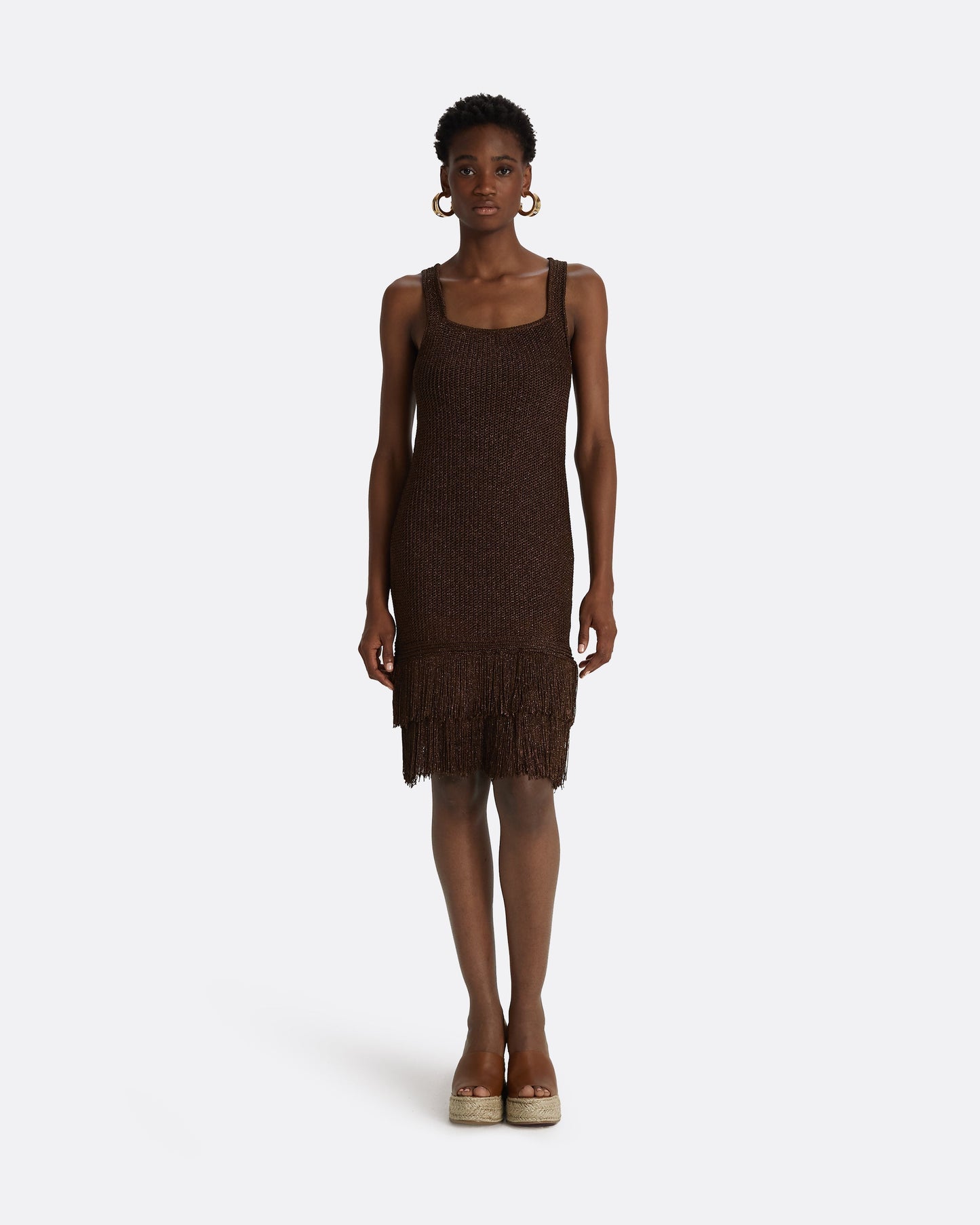Taylor Deep Brown Knit Dress