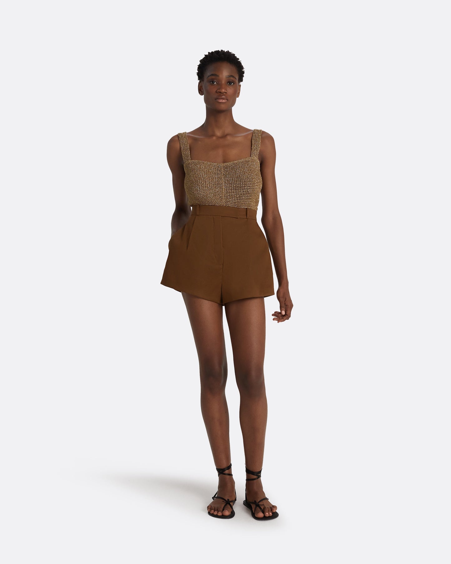 Geena Gold Knit Top