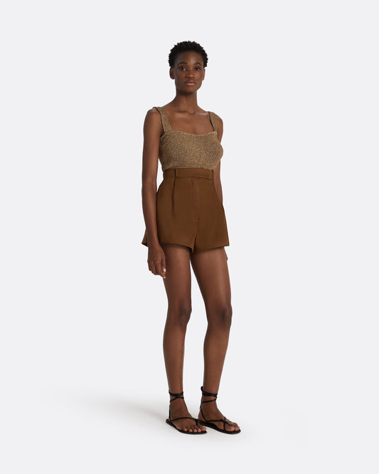 Geena Gold Knit Top