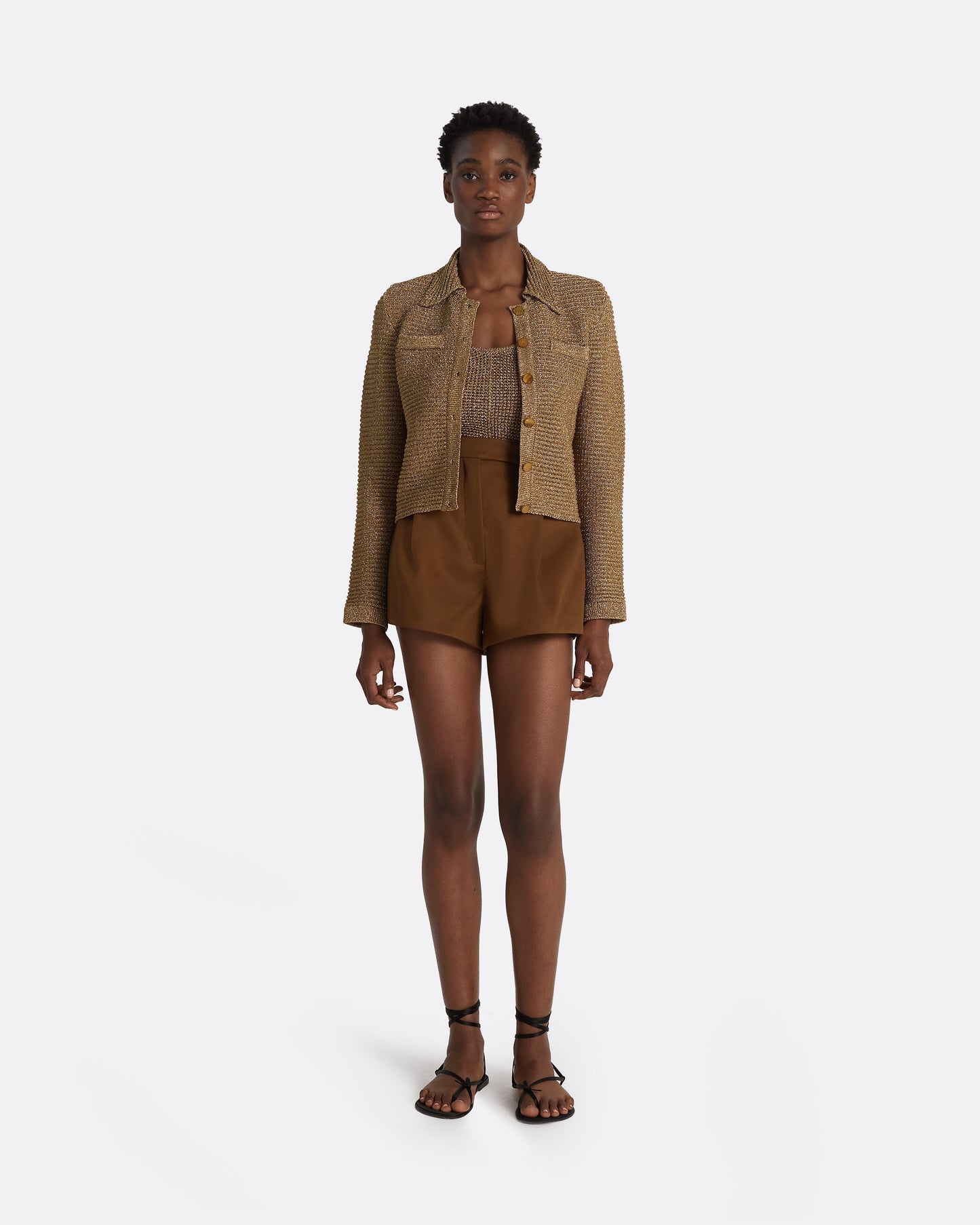 Artemis Gold Knit Jacket